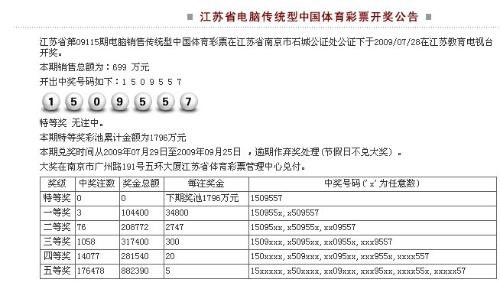 开奖结果与中奖秘籍