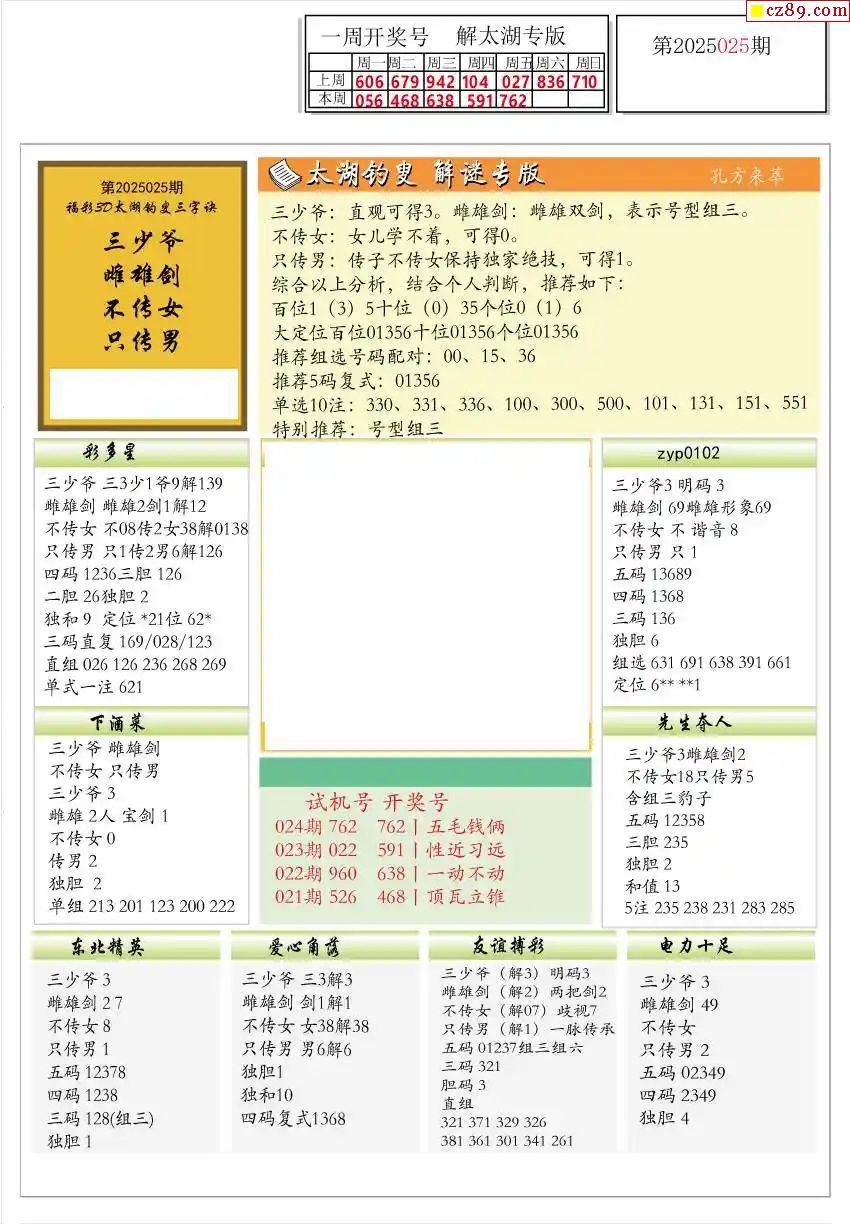 福彩3D字谜汇总126期，解锁数字背后的智慧与乐趣