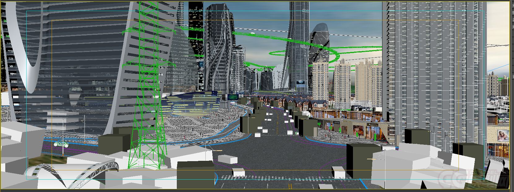 3D网上漫游，未来城市规划与预测的革新之举